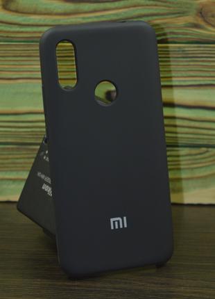 Защитный чехол на Xiaomi Redmi 7 Silicone Case черный