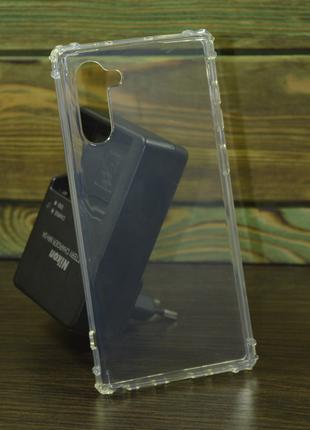 Защитный чехол на Samsung Note 10 прозрачный