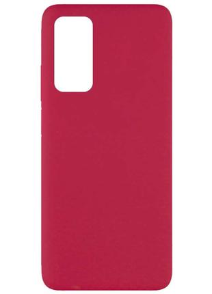 Защитный чехол для Xiaomi Mi 10T Красный / Rose Red Silicone C...