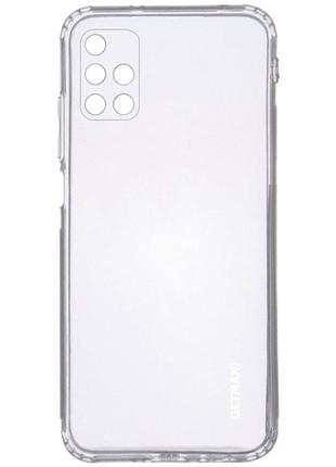 Samsung M31s TPU чехол GETMAN Clear 1,0 mm