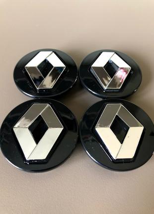 Колпачки заглушки для дисков Рено Renault 57мм 8200043899