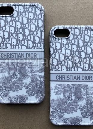 Чехол Christian Dior для iPhone 7 (белый/white)