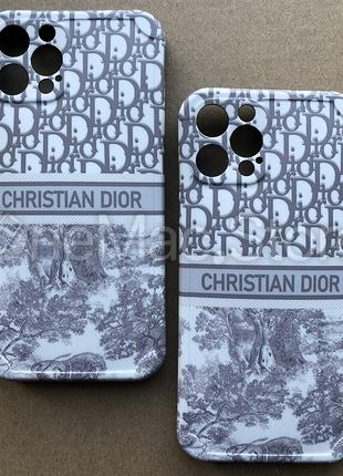 Чехол Christian Dior для iPhone 12 Pro (белый/white)