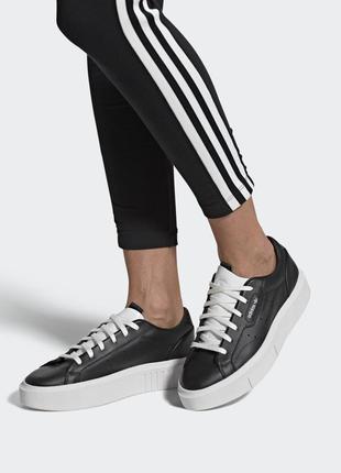 Женские кроссовки adidas sleek black bold