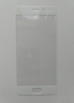 Защитное стекло для Meizu Pro 7 с рамкой Белый 1525P
