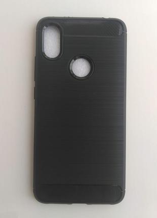 Силиконовый чехол Carbon Xiaomi Redmi S2 Черный