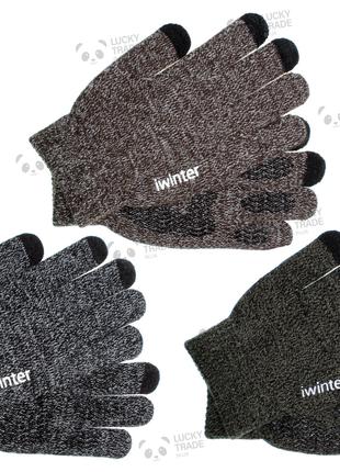 Зимові теплі рукавички iWinter для сенсорних екранів чоловічі ...