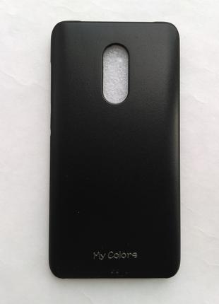 Силиконовый чехол My Color для Xiaomi Redmi Note 4 под кожу че...