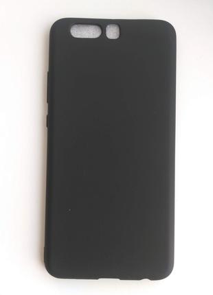 Силиконовый чехол Meizu P10 Plus матовый Черный