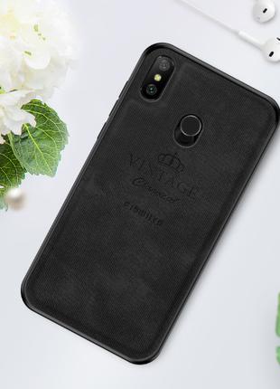 Чехол PINWUYO Vintage для Xiaomi Redmi Note 6 Pro Черный 1933P