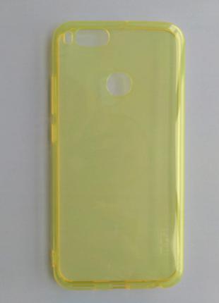Силиконовый чехол Mofi Xiaomi Mi5x / Mi A1 Прозрачный / Золото...