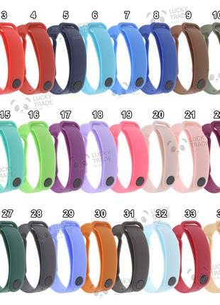 Ремінець Xiaomi Mi Band 6 силіконовий однотонний браслет Light...