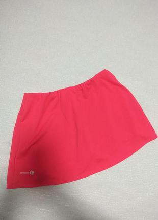 Яркая спортивная юбка шорты artengo,спортивна для спорта
