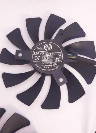 1 Вентилятор кулер на видеокарту 1060/1070/1080 пропеллер HA90...