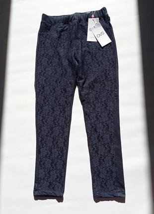Ovs. италия. лосины, брюки с кружевом 146 размер.