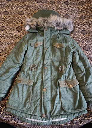 Зимнее  куртка, девочке,146