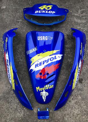 Комплект пластика на скутер мопед Honda Dio AF27