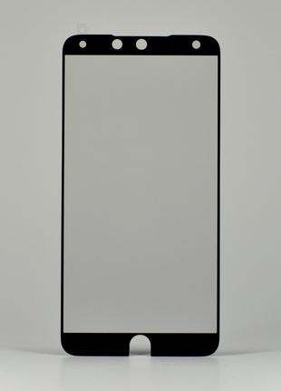 Защитное стекло на Meizu 15 черное