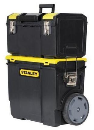 Ящик инструментальный с колесами 3 в 1 двухсекционный Stanley ...
