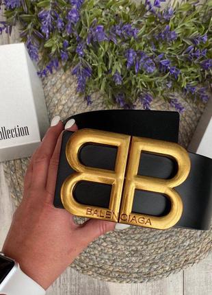 Ремінь пояс жіночий шкіряний чорний у стилі balenciaga/ремінь...