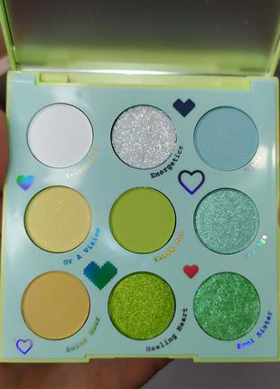 Палетка теней colourpop - aura & out