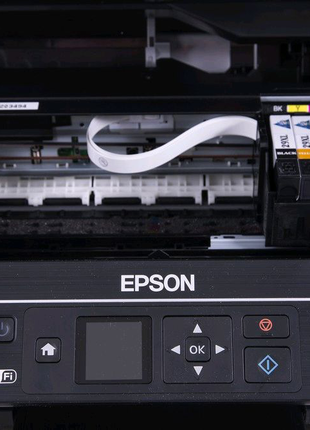 Панель керування принтера Epson XP-342 екран кнопки