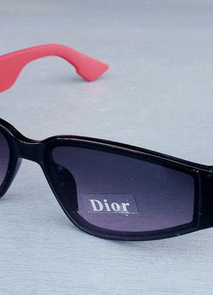 Christian dior очки женские солнцезащитные модные узкие черные...