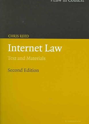 Книга Internet Law Text and Materials