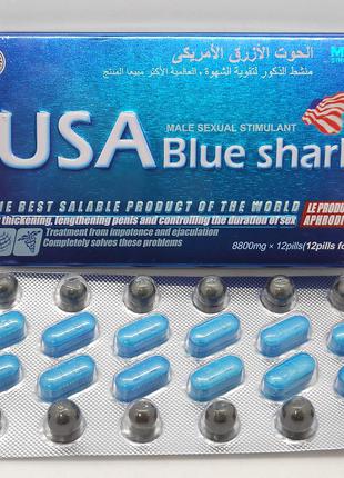 Для усиления потенции таблетки Голубая Акула 12 таблеток 12 ви...