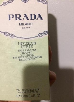 Рідкісний infusion d´iris eau de toilette від prada