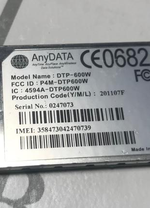 Встроенный модуль AnyDATA DTP-600W 3,6 M 3G