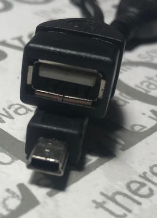 Кабель mini USB OTG, USB тип A, mini-USB тип B
