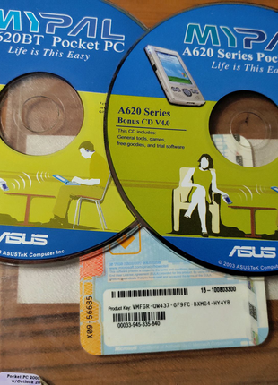 Комплект дисков для КПК ASUS MyPal A620 (официал)