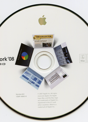 Диск установочный iWork 08 Install CD (1Z691 6065A)(2007)