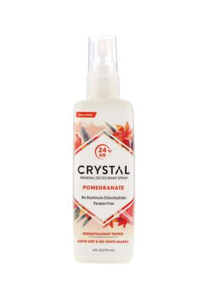 Crystal Body Deodorant, дезодорант-спрей с запахом граната