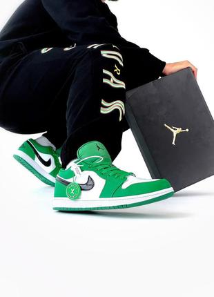 pine green jordan 1 low