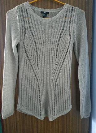 Пуловер вязаный