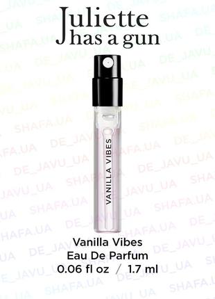 Пробник парфюма juliette has a gun аромат vanilla vibes духи e...
