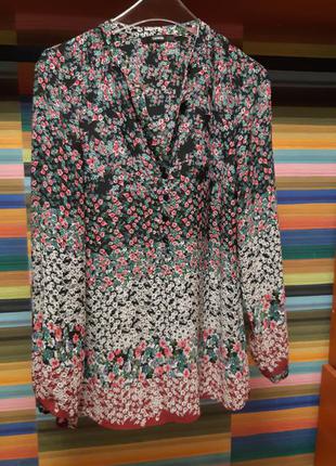 Блуза удлиненная / туника в цветочный принт от george