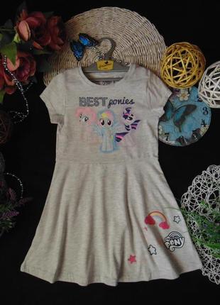6-7лет.лёгкое платье my little pony.