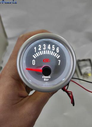 Прибор указатель давления масла (манометр)7704-3 LED диодный Ø52м