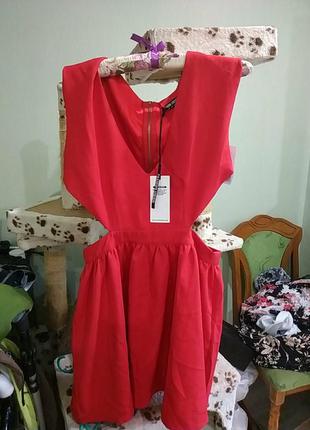 Офігенне червоне плаття fashion union розмір 38 sale