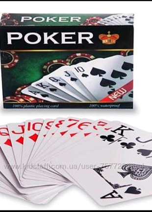 Пластикові картки Poker , 54 шт