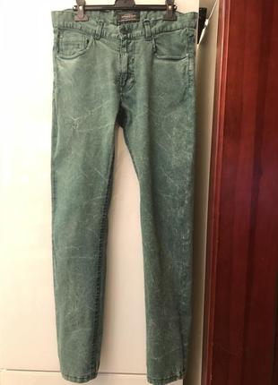 Ярко-зеленые модные джинсы springfield