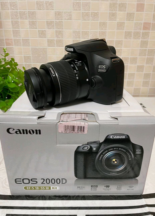 Камера Canon EOS 2000D EF-S 18-55 III Kit