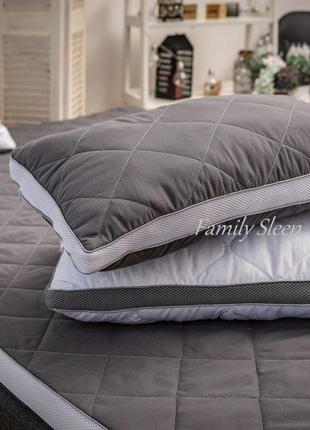 Подушка анатомическая Strong Sleep 3D collection Gray-White 70x70