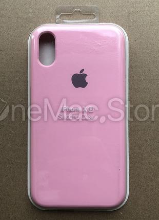 Чехол Silicone Case для iPhone XR (розовый/pink)