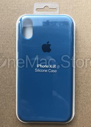 Чехол Silicone Case для iPhone XR (синий/blue)