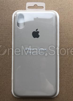 Чехол Silicone Case для iPhone Xs Max (серый/grey)