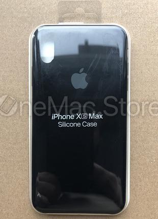 Чехол Silicone Case для iPhone Xs Max (черный/black)